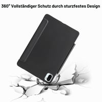 Puzdro MuyDouxTech na Xiaomi Mi Pad 5 / Mi Pad 5 Pro 11 palcov 2021, s funkciou automatického spánku/prebudenia, ultra tenké ľahké ochranné puzdro, čierne 7