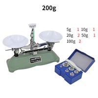 Cântar mecanic MUYIRTED 200g cu greutăți de calibrare 5-100g 4