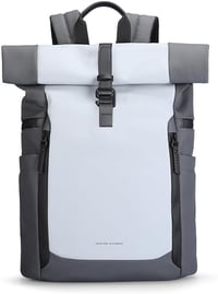 Muzee Rolltop hátizsák 15-17L szürke-kék férfi laptop táska sport utazás 1