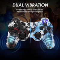 MUZELI Vezeték Nélküli Controller PS3-hoz, 2 Darabos Csomag Kabelloser Játékvezérlő PlayStation 3 Konzolhoz 2