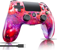 MUZELI Vezeték Nélküli PS4 Kontroller Gamepad Fekete 1