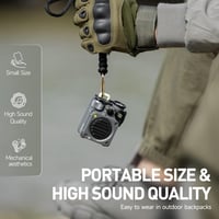 Muzen Wild Mini vízálló Bluetooth hangszóró, hordozható outdoor speaker utazáshoz 3