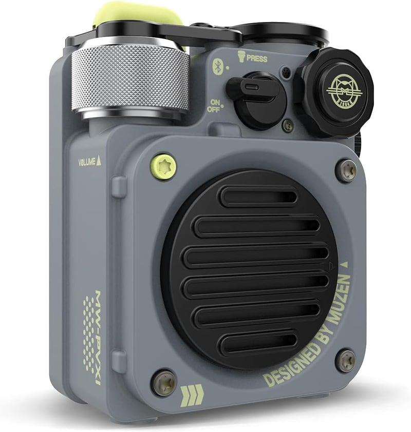 Muzen Wild Mini vízálló Bluetooth hangszóró, hordozható outdoor speaker utazáshoz
