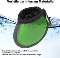 MUZHUPGUZ 4 db Golf Labda Tisztító Táska Karabinerrel Vízálló 4