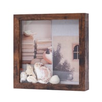 Muzilife 3D okvir za slike sa staklom, ukrasni okvir s mogućnošću punjenja 22x22 cm 1