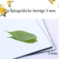 Muzilife Üveg Tükör Csempék 4 Darabos Szett 30x30 cm Öntapadós Matracokkal, HD Fali Tükör Készlet Konyhába Nappaliba Fürdőszobába 5