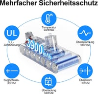 MVMOD Dyson V11 Pótakkumulátor 25.2V 3900mAh - Kompatibilis SV15 Click-in Modellekkel, 70 Perces Üzemidő - V11 Torque Drive, Absolute Porszí 9