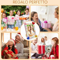 MWRWRR Set de 8 rame foto din lemn DIY pentru copii, pentru pictat și decorat, cu pietre decorative și abțibilduri, pentru zi de naștere 7