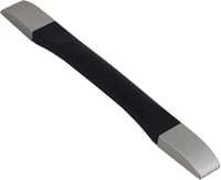 Mxfans Bőrönd Fogantyú Csere Alkatrész 15,5cm Rugalmas Fekete-Ezüst Nylon Utazótáska Fogantyú Pótlás 3
