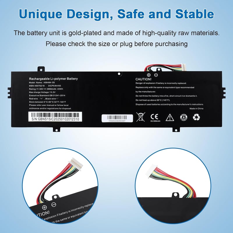 MXJFYY 11.55V 3896mAh Li-ion Laptop Akkumulátor Medion E16401 E16402 E15303 Sorozathoz