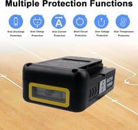 MXJFYY 18V 5000mAh Kärcher akkumulátor, 5Ah lítium-ion, összes 18V szerszámhoz 7