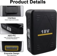 MXJFYY 18V 5000mAh Kärcher akkumulátor, 5Ah lítium-ion, összes 18V szerszámhoz 4