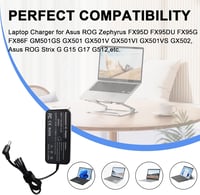 MXJFYY 230W laptop töltő ASUS ROG Zephyrus FX95D FX95DU GX501 GX502 Strix G15 G17 3