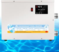 Mxmoonant 11KW medence melegítő 220V termosztáttal, 25-50°C, érintőképernyős 1