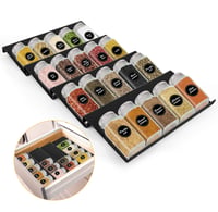 MXTIMWAN Izvlačni stalak za začine za ladice, podesivi organizator ladica 30-60 cm, akrilna polica za začine za kuhinju 1