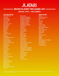 Prenosná retro arkádová konzola MY ARCADE DGUNL-7013 Atari Micro Player Pro so 100 hrami 3