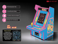 Consolă de Jocuri Mini Retro MY ARCADE Micro Player PRO 6,7" Ms. Pac-Man - Experiență Arcade Clasică 4