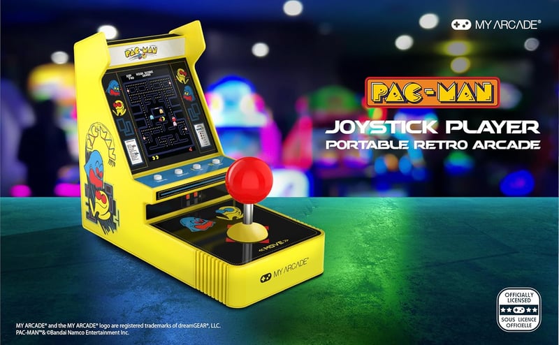 MY ARCADE Pacman Retro Joystick Player Gamepad Klasszikus Arcade Játékpad