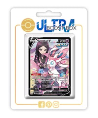 my-booster Pokémon Nymphali V TG14/TG30 Galéria karta – Ultraboost X Meč a štít 9 Žiariace hviezdy – 10 francúzskych Pokémon kariet 2