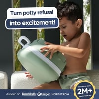 Ghișeu Portabil pentru Copii My Carry Potty – Verde Pastel – Oliță Premiată pentru Cei Mici, Ușor de Transportat Oriunde 3