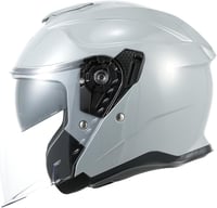 MY Jet Sisak Napszemüveggel, ECE22.06 Tanúsított, Motorkerékpár Robogó Vespa Sisak Férfiaknak Nőknek - L, Grey 2