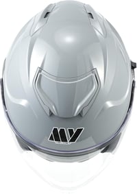 MY Jet Sisak Napszemüveggel, ECE22.06 Tanúsított, Motorkerékpár Robogó Vespa Sisak Férfiaknak Nőknek - L, Grey 4