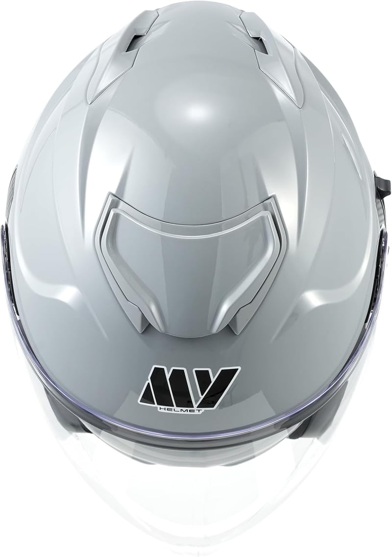 MY Jet Sisak Napszemüveggel, ECE22.06 Tanúsított, Motorkerékpár Robogó Vespa Sisak Férfiaknak Nőknek - L, Grey