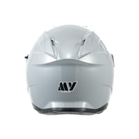 MY Jethelm MY-835 Rollerhelm Nyitott Bukósisak Napellenzővel – Szürke, XXL-es méret 7