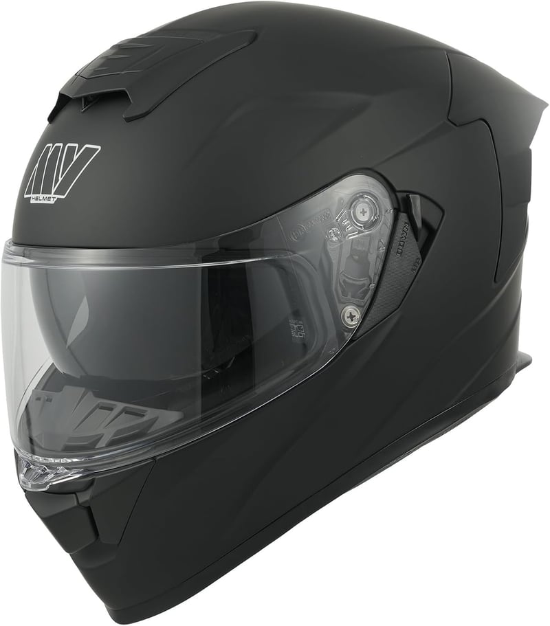 Cască moto integrală MY MY-936 cu vizieră, ECE 22.06 - M (57-58 cm), negru mat