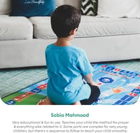 My Salah Mat Interaktív Imaszőnyeg Gyerekeknek 36 Gombbal és 15 Nyelvvel 7