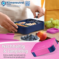 Vesperbox Mini Lite detský bento box – Priehradkový desiatový box do škôlky a školy – Fialovo-modrý – Pre chlapcov aj dievčatá 8
