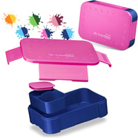 Vesperbox Mini Lite detský bento box – Priehradkový desiatový box do škôlky a školy – Fialovo-modrý – Pre chlapcov aj dievčatá 1