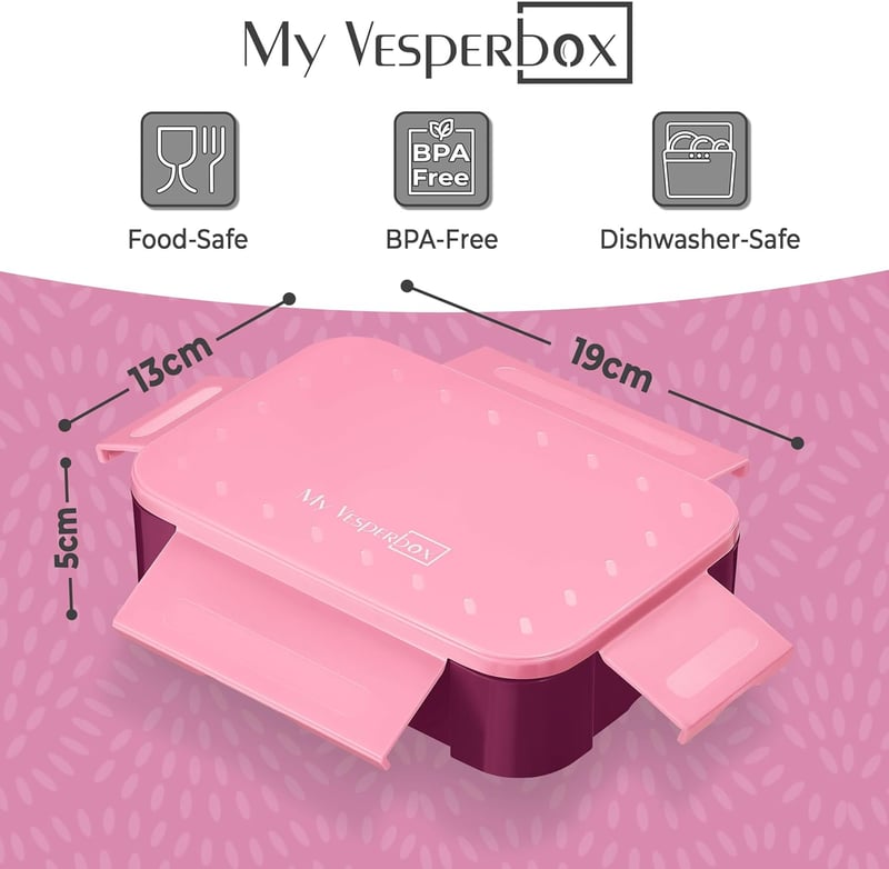 My Vesperbox Mini Lite Bento Box Gyerekeknek Rózsaszín-Lila - Pink - Purple
