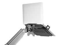My Wall HLA3L držiak na notebook pre monitorové rameno, ergonomická polica, kompatibilná s VESA, univerzálna, čierna, max. 9 kg, 29x23 cm 4