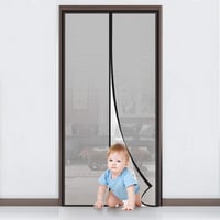 MYCARBON Magnetická sieťka proti hmyzu na dvere 100x210 cm, silné magnety, celoobvodová závesná sieťka na balkón a terasu, montáž bez vŕtania 1