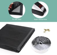 MYCARBON Magnetická sieťka proti hmyzu na dvere 100x210 cm, silné magnety, celoobvodová závesná sieťka na balkón a terasu, montáž bez vŕtania 6