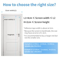 MYCARBON Sieťka proti hmyzu na balkónové dvere, silná magnetická sieťka na dvere 95x210 cm, do pivnice, na terasu, do obývačky, bez vŕtania, jednoduchá montáž 2