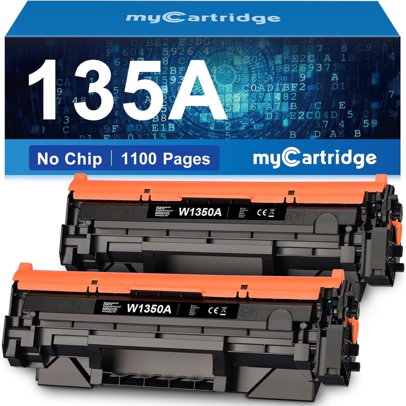 Toner compatibil MYCARTRIDGE 135A 135X pentru HP LaserJet M234DW M234SDWE M234SDN M209DWE 2x negru, fără chip