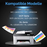 Kompatibilný toner myCartridge SUPCOLOR TN423 pre zariadenia Brother TN-423 TN421 – balenie 4 ks – MFC-L8690CDW MFC-L8900CDW HL-L8260CDW HL-L8360CDW DCP-L8410CDW 2