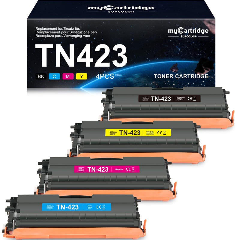 Kompatibilný toner myCartridge SUPCOLOR TN423 pre zariadenia Brother TN-423 TN421 – balenie 4 ks – MFC-L8690CDW MFC-L8900CDW HL-L8260CDW HL-L8360CDW DCP-L8410CDW