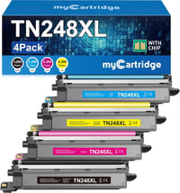 MYCARTRIDGE TN248XL Kompatibilis Brother toner 4 pack CMYK TN248 TN-248 MFC-L3760CDW DCP-L3560CDW MFC-L3740CDW 1