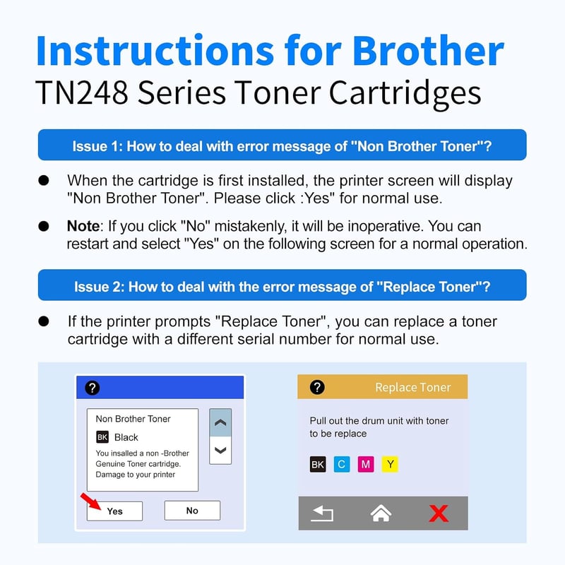 MYCARTRIDGE TN248XL Kompatibilis Brother toner 4 pack CMYK TN248 TN-248 MFC-L3760CDW DCP-L3560CDW MFC-L3740CDW
