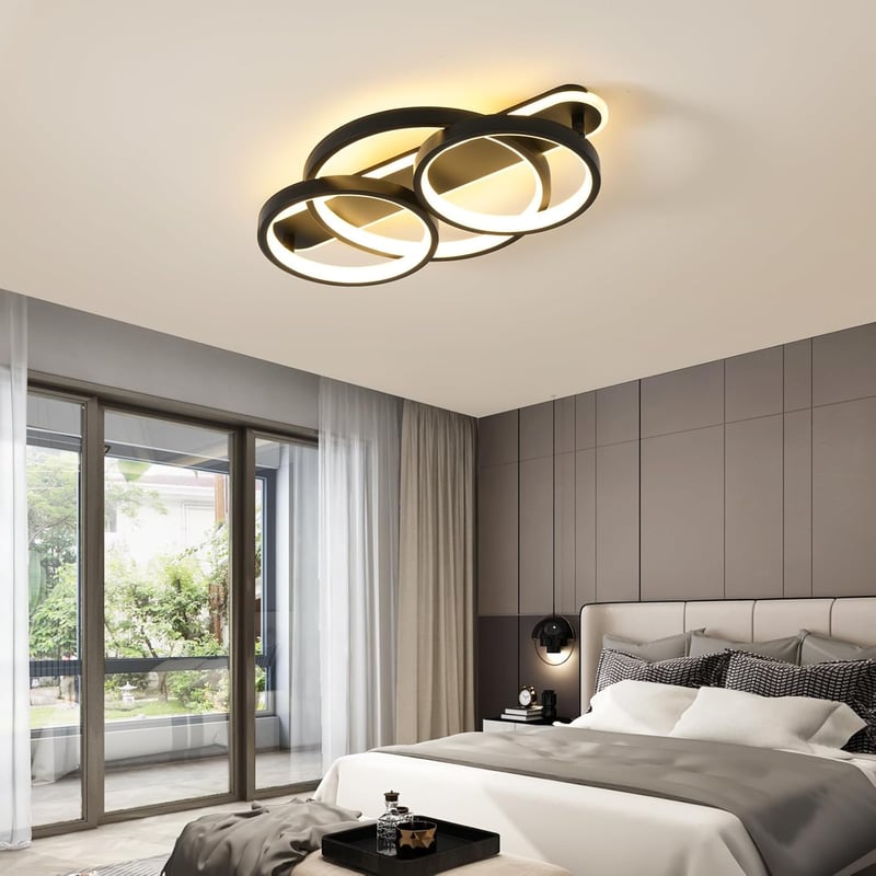 MYCUL LED Mennyezeti Lámpa Dimmelhető Távirányítóval 3 Izzós 36W 78cm