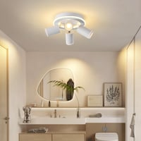 Spot LED încastrat MYCUL, rotund, cu 4 socluri, 22W+4x5W, GU10, alb cald, culoare albă 8