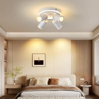 Spot LED încastrat MYCUL, rotund, cu 4 socluri, 22W+4x5W, GU10, alb cald, culoare albă 4
