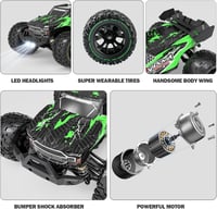 MYDOVA 1:14 40 km/h Távirányítós Autó 4WD Vízálló Terepjáró Monster Truck 2 Akkumulátorral 4