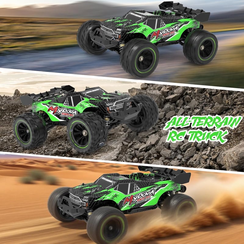 MYDOVA 1:14 40 km/h Távirányítós Autó 4WD Vízálló Terepjáró Monster Truck 2 Akkumulátorral