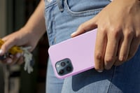 Silikónový kryt na iPhone 12 / 12 Pro MyGadget – flexibilný ochranný obal z TPU, odolný proti poškriabaniu a nárazom, matná fialová (svetlá) 7