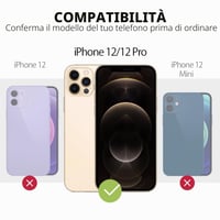 Silikónový kryt na iPhone 12 / 12 Pro MyGadget – flexibilný ochranný obal z TPU, odolný proti poškriabaniu a nárazom, matná fialová (svetlá) 2