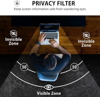 MyGadget Mágneses Adatvédelmi Fólia MacBook Pro 13" és Air 13" - Eltávolítható Privátszűrő 3